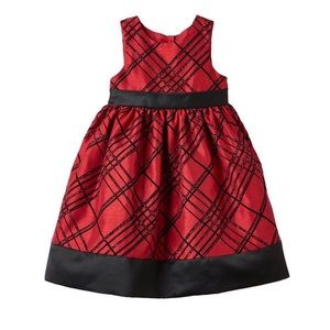 NWT Marmellata Classics Glitter Satin Plaid Dress